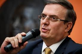 Mexican Foreign Minister Marcelo Ebrard Responds Editorial Stock Photo