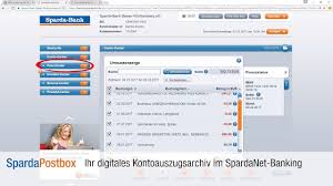 Spardapostbox I Mit Digitalem Kontoauszugsarchiv Youtube