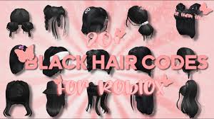 388.ÿÿÿÿÿÿÿÿÿÿÿÿÿÿ ghostly white hair with black bow: 20 Black Hair Codes For Bloxburg Roblox How To Use Them Youtube