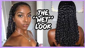 If you trim wet hair, you'll appear one length while wet and then once the hair has fully dried, you'll see that your hair is typically much shorter than you would have expected due to shrinkage. Here Is How You Can Achieve The Wet Look On Your Natural Hair Emily Cottontop