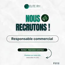 Recrutement Responsable Commercial Solutions d'Impression