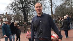 I think that everybody needs to play their part in this national effort and that means premier league footballers too, he said. Matt Hancock Faces Bizarre Public Backlash After Rugby Incident In London Park Rugby Onslaught