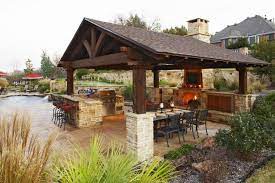 Outdoor kitchen ideas where you can both prepare and enjoy your food under the warm sun or glittering stars. Outdoor Kitchen Designs Featuring Pizza Ovens Fireplaces And Other Cool Accessories Outdoor Kitchen Backyard Outdoor Kitchen Design