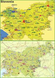 Slovenia Tourist Map Tourist Map Map Of Slovenia Tourist