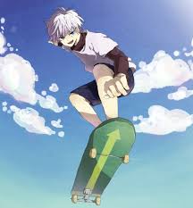 Killua Zoldyck Hunter X Hunter Skateboard Hunter X Hunter Hunter Anime Killua