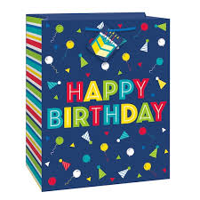May this day draw you closer to living the life you have always imagined for your gift this year, i was going to get you the most awesome present ever, but you already have. Paper Happy Birthday Gift Bag Gift Wrapping
