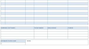 54 Punctilious Blank Football Depth Chart Sheets
