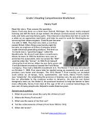 Grade 3 reading comprehension worksheet. 5th Grade Reading Passages And Multiple Choice Questions Pdf Printable Grade 5 Reading Comprehension Worksheets