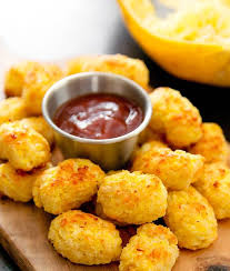 Spaghetti Squash Tater Tots Recipe Recipes Squash Recipes Spaghetti Squash