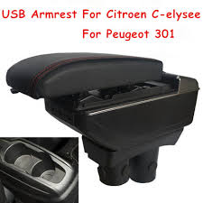 Lift And No Drill On The Car Usb Armrest For Citroen C Elysee Peugeot 301 Central Arm Rest Console Box With Cup Holder Ashtray Drill Press Box Cutterdrill Handpiece Aliexpress