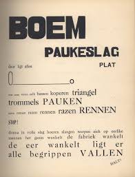 Paul Van Ostaijen Bezette Stad The Typographic Layout In This Book Was Designed By The Poet Himself And Is An Expressive Pa Visual Poetry Poetry Words Words