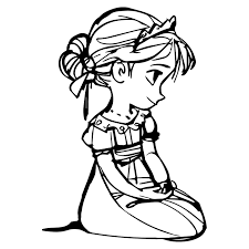 Desenho frozen para imprimir desenho desenho frozen. Desenho De Elsa Frozen Bebe Para Colorir Tudodesenhos