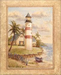 The reason for the smaller actual opening size is to create a. Lighthouse I Paper Tole 3d Kit Size 16x20 16 7541