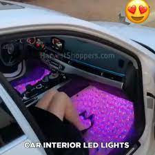 Add A Touch Of Personality To Your Car These Lights Are So Bright And Funky Video Car Accessories Car Interior Car Led Lights