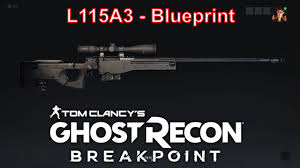 Luckily, the l115a3 is unguarded, making it one of the easier weapons. Ghost Recon Breakpoint Blueprint Location For L115a3 Sniper Gr Breakpoint L115a3 Blueprint Youtube