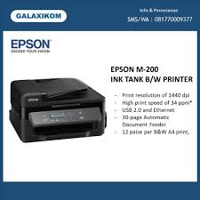 Home > computers > printers > epson printers > epson m200 multifunction printer. Epson M200 Wifi Epson M200 Multi Function Inkjet Printer Black From Epson At Best Prices On Tata Cliq