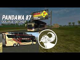 Untuk linknya silakan dm kami. Livery Bussid Pandawa 87 Double Decker By Sandhy Irmawan