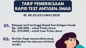 Tag Harga Rapid Test Antigen Berapa Harga Rapid Test Antigen Swab Pulau Jawa Dan Luar Jawa Beda Harga Tribunnews Com Mobile
