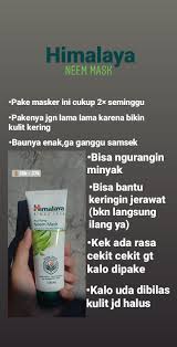 Himalaya Neem Mask Perawatan Kulit Trik Makeup Jerawat