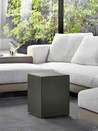 Replicated blackened wood finish with gray textural grain. Solid Coffee Tables En