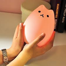 What On Earth Color Changing Led Cat Night Light Cute Battery Operated Portable Kitty Lamp Tap On Off Walmart Com Walmart Com