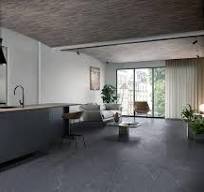 Dark Grey Porcelain Non Slip Kitchen Wall Bathroom Floor Rustic Matt Tile