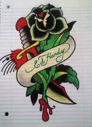 Ed Hardy Drawing By Los19 On Deviantart | Ed Hardy Designs, Ed Hardy  Tattoos, Ed Hardy
