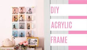 The more floating frames you make the better the deal, but these are about less than $15 per frame. Diy Acrylic Frame At Home With Ashley