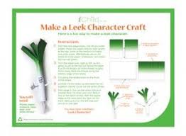 Legend Says That St David Told Welsh Soldiers To Wear A Leek In Their Helmets To Help Identify Them They Won The Battle An Symbol Of Wales How To Make Crafts