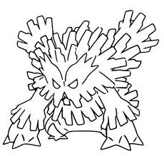 Pokemon coloring pages will help your child focus on details while feeling comfortable and at ease. Coloring Page Mega Evolved Pokemon Mega Abomasnow 460 460