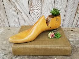 Vintage Wood Shoe Last Wooden Shoe Form Industrial Decor Etsy Wooden Shoes Vintage Wood Wood Shoes