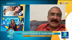 Jul 10, 2021 · the rumors malicious stating that angela aguilar in fact she is the daughter of vicente fernandez are presented as the ideal opportunity to review chente's family history, especially the one that refers to alejandra, the daughter he adopted with cuquita. Do You Want To Take It Off Vicente Fernandez Jr Clarifies The Relationship Of His Girlfriend With His Brother Alejandro Fernandez Video