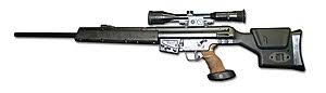 Not everyone may appreciate this nontraditional rifle grip. Heckler Koch Psg1 Wikipedia