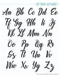 What are the different types of alphabet letters? Calligraphy Alphabets What Are Lettering Styles Free Worksheets