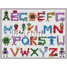 Check spelling or type a new query. Robots Alphabet Cross Stitch Chart