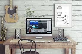 Home Recording Studio Mock Up Home Recording Studio Home Studio Music Recording Studio