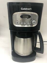 The brew pause feature lets you pour a cup of coffee before brewing has finished. Cuisinart Dcc 1150bk 10 Cup Programmable Thermal Coffee Maker Black 99 99 Picclick