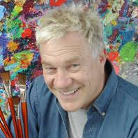 BOB BURRIDGE Contemporary Abstract Figure Painting and Collage