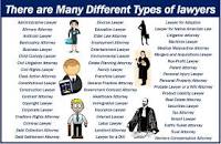 Image result for what are the types of lawyer
