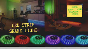 Usd $7.28 (769) led strip lights 5m string lights 50 leds warm white rgb white party decorative wedding batteries powered. Led Strip Snake Light Single Color Multi Color Same Day Delivery