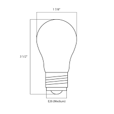 Satco S3811 40 Watt Frosted Finish Incandescent General Service Light Bulb 130v A15
