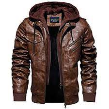 Redbridge Herren Kunst Lederjacke Kunstleder Bikerjacke Mit Sweat Kapuze 2in1 S Schwarz E Jackets Men Fashion Faux Leather Jacket Men Mens Jackets Casual
