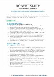 How to write manager office resume. Retirement Specialist Resume Samples Qwikresume