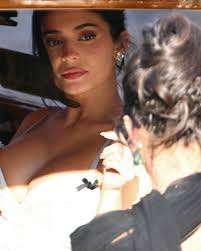 Kylie Jenner seen leaving the Gritti Palace