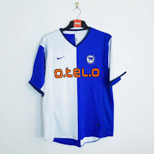 Is there a store or some place where i can get one thats not 70€+? Hertha Berlin Home Football Shirt 2001 02 Classic Football Shirts Star Player Football Shirts