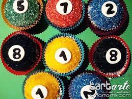 Billiard Ball Cupcake Bolas De Billar By Www Tartarte Com Tortas Para Hombres Bolas De Billar Fiestas Tematicas