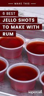 The 6 Best Jello Shots To Make With Rum Best Jello Shots Jello Shot Recipes Rum Recipes