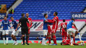 Salah scores his 100th goal for liverpool, who share the spoils with everton in a frantic merseyside derby. Var Controversy As Liverpool Denied Victory In Merseyside Derby Thriller Eurosport