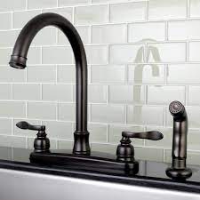 Lepo kitchen faucets with sprayer are designed for your healthy life. Designer Oil Rubbed Bronze Kitchen Faucet With Side Sprayer Overstock 12041348