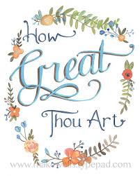 How Great Thou Art Print Etsy Scripture Art Print Greatful Faith Art
